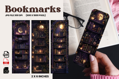 Stacked Books Bookmark Sublimation Design Printable_201 Product Image 1