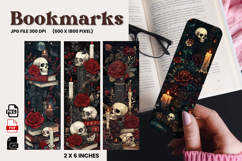 Flower Bookmark Design Printable Border Flower Pen Wrap_212 Product Image 1