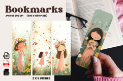 Flower Bookmark Design Printable Border Flower Pen Wrap_76 Product Image 1
