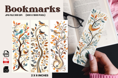 Flower Bookmark Design Printable Border Flower Pen Wrap_91 Product Image 1