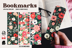 Flower Bookmark Design Printable Border Flower Pen Wrap_97 Product Image 1