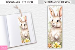 Easter Bookmark Sublimation Design|Cute Bunny Printable Product Image 1