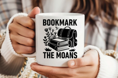 Bookmark the Moans SVG, Book Lover SVG, Reading SVG Product Image 3