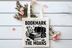 Bookmark the Moans SVG, Book Lover SVG, Reading SVG Product Image 4