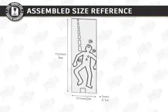 Wooden True Crime Bookmark Laser Cut | Detective Crime Scene Product Image 3