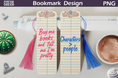 Funny Retro Library Card Bookmarks | Reading Sublimation Product Image 1