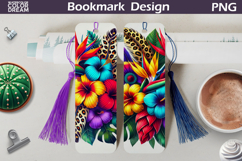 Wildflowers Bookmark | Neon Flowers Bookmarks Product Image 1