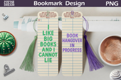 Funny Retro Library Card Bookmarks | Reading Sublimation Product Image 2