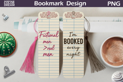 Funny Retro Library Card Bookmarks | Reading Sublimation Product Image 1