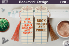 Funny Retro Library Card Bookmarks | Reading Sublimation Product Image 1