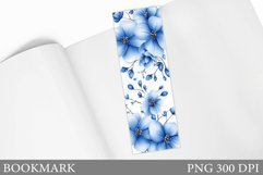 Flowers Bookmark Design. Floral Bookmark Sublimation Product Image 1