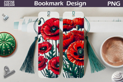 Wildflowers Bookmark | Poppy Bookmarks Product Image 1