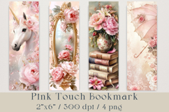 Pink Touch Romantic Bookmark, 4 png Product Image 1