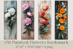 Spring Flowers Bookmark , 4 png Product Image 1