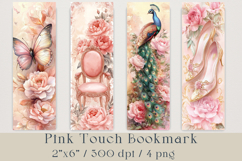 Pink Touch Romantic Bookmark, 4 png Product Image 1