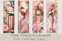 Pink Touch Romantic Bookmark, 4 png Product Image 1