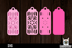 3d layered papercut bookmark, mandala bookmark svg Product Image 1