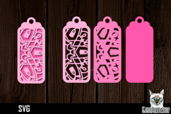 3d layered papercut bookmark, mandala bookmark svg Product Image 1