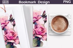 Bookmarks Roses Printable | Bookmark Flowers Sublimation Product Image 4
