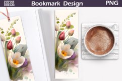 Bookmarks Roses Printable | Bookmark Flowers Sublimation Product Image 14