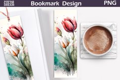Bookmarks Roses Printable | Bookmark Flowers Sublimation Product Image 15