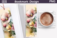 Bookmarks Roses Printable | Bookmark Flowers Sublimation Product Image 16
