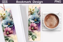 Bookmarks Roses Printable | Bookmark Flowers Sublimation Product Image 17