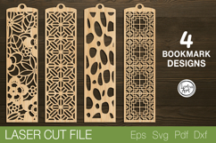 Bookmark Laser Cut SVG |Bookmark Template Product Image 1