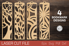 Bookmark Laser Cut SVG |Bookmark Template Product Image 1