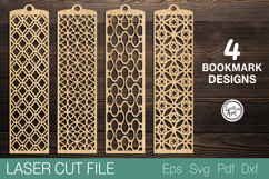 Bookmark Laser Cut SVG |Bookmark Template Product Image 1