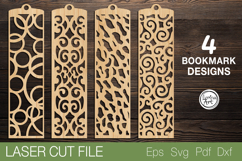 Bookmark Laser Cut SVG |Bookmark Template Product Image 1