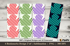 Star Stripes Bookmarks Sublimation Design Product Image 1