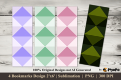 Square Bookmarks Sublimation Design Product Image 1