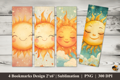 Mentari's Smile Bookmarks Sublimation Design Product Image 1