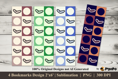 Sail Dots Bookmarks Sublimation Design Product Image 1