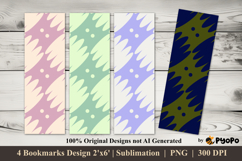 Scribble Dance Bookmarks Sublimation Design Product Image 1