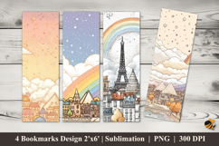 The Joy of Nature Bookmarks Sublimation Design Product Image 1