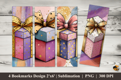 Birthday Gifts Bookmarks Sublimation Design Product Image 1