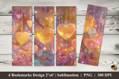 Love Trinkets Bookmarks Sublimation Design Product Image 1