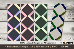 Color Weave Bookmarks Sublimation Design Product Image 1