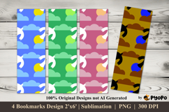 Peace Flight Bookmarks Sublimation Design Product Image 1