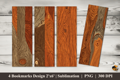Wood Fiber Bookmarks Sublimation Design Product Image 1