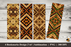Earth Weave Bookmarks Sublimation Design Product Image 1