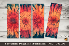 Palm Leaf Abstract Bookmarks Sublimation Design Product Image 1
