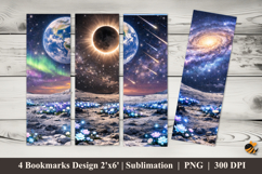 Space Park Bookmarks Sublimation Design Product Image 1