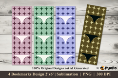 Pastel Vault Bookmarks Sublimation Design Product Image 1