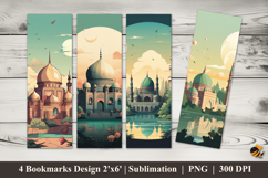 Ramadan Bookmarks Sublimation Design Product Image 1