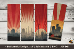 Sun of the People Bookmarks Sublimation Design Product Image 1
