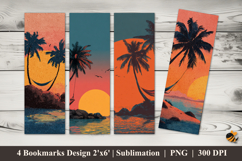 Enjoy the Beach Bookmarks Sublimation Design Product Image 1