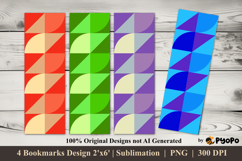 Dynamic Grid Bookmarks Sublimation Design Product Image 1